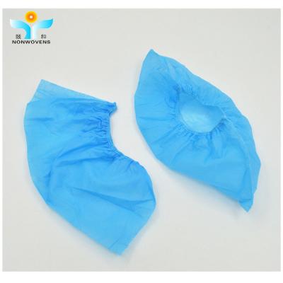 China Pp. CPE-Schuh-Abdeckungs-Blau 17x40cm ISO13485 für Cleanroom-Gebrauch zu verkaufen