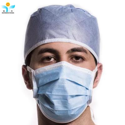 China SMS Arzt Cap With Tape nicht gesponnener medizinischer Hood Medic Surgical Caps Suitable für Krankenhausarzt zu verkaufen