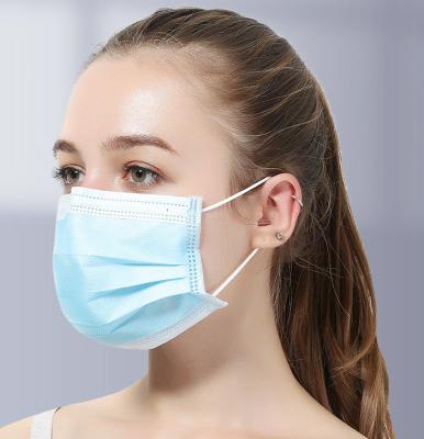 China Wegwerf-3ply Earloop Gesichtsmaske-medizinische chirurgische Gesichtsmasken zu verkaufen