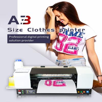 China Hotels DOMSEM A3 Size DTFTextile Flatbed Printer For DTG Clothes Cotton T-shirt Printers for sale