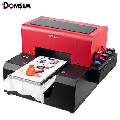 China Advertising Company Factory Price Printer A3 Size T-shirts Fabric Textile Garment UV Printing Machine for sale