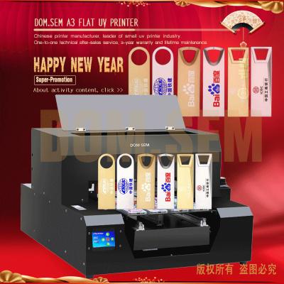 China Garment Shops New Hot Sale Automatic Digital Golf Ball UV Flatbed Printer Multifunctional for sale