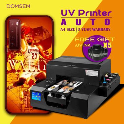 China DOMSEM A4 Hotels Mobile Phone Case UV Printer for All Kinds of Surfaces for sale