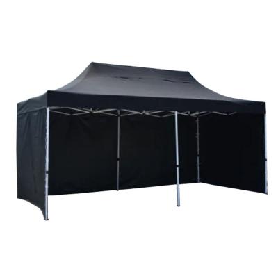 China Black color show commercial shop tent camping tents pop-up canopy tent 3x6 pop up gazebo for sale