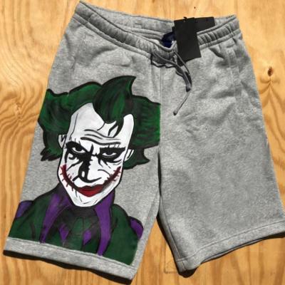 China Anti-Wrinkle 2021 Designer Elastic Casual Cartoon Summer Cotton Waist Jogger Graphic Shorts For Men for sale