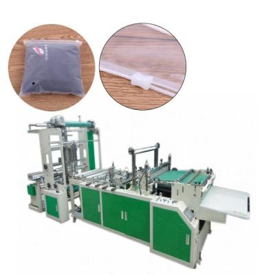 China Fully Automatic LDPE Slider Zipper Lock Plant MD-800 Type High Speed ​​Pe Bag Making Machine for sale