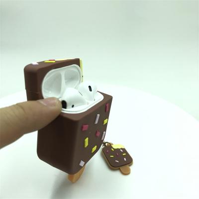 China 2022 Hot Selling Cute Light Weight Chocolate Ice Cream Drop Earphone Case Headset Headphone Case For Airpods Max 2 3pro for sale