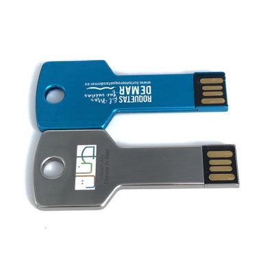 China Wholesale Gifts Metal Shape Usb Key Flash Drive 4gb 8gb Flash Memory for sale