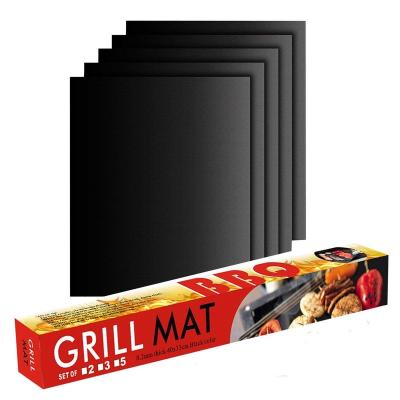 China Customized BBQ Dustproof Fireproof Cooking Grill Mat for sale