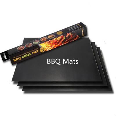 China Reusable Heavy Duty 100% Non-Stick Dustproof Easy To Clean Electric Grill Gas Charcoal BBQ Grill Mat for sale