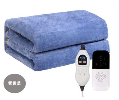 China 180*150cm Antistatic Sample Spray Available Electric Blanket Heated Home Office Use And Machine Washable Electric Blanket for sale