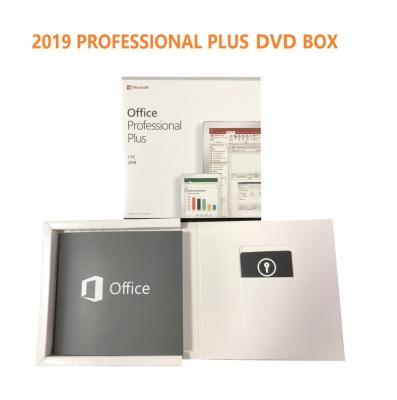 China Office 2019 Professional Plus DVD BOX Quick Setup and Distribution OFFICE 2019 PROFESSIONAL PLUS DVD BOX for sale