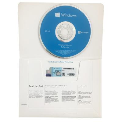 China Windows 10 Home OEM DVD 64 Bit | 1 Original PC DVD English 10 ENGLISH OEM DVD Activation Key WINDOWS for sale