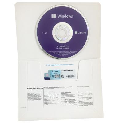 China OEM DVD ITALIAN Microsoft Windows 10 PRO OEM DVD 1 Licenza Italiano WINDOWS 10 64-bit for sale