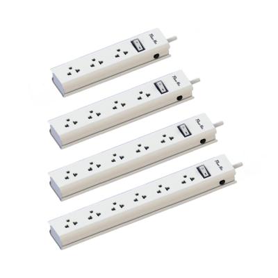 China Thailand Residential/General Purpose 4/5/6 Gang Standard TIS Power Socket Power Strip With USB SURGE PROTECTOR With Switch for sale