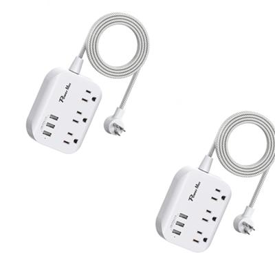 China Hot Sale Residential / General Purpose 5 PI3 Outlet 3 USB Charging Ports Power Strip Surge Protector Power Bars for sale