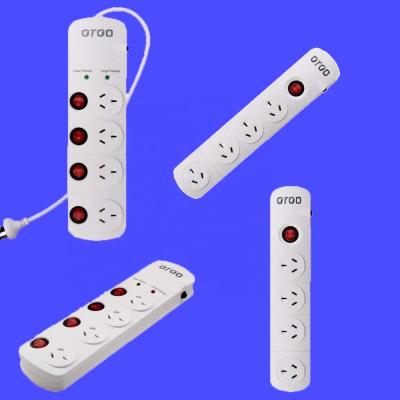 China Residential SAA Australia 4-Way / General Purpose Surge Protected Power Board with 2 USB for Australian Market for sale