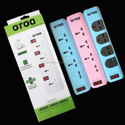 China Dubai Sockets UK/EU/USA/South Africa Socket Electrical Outlet Residential/Multipurpose Universal Multi Function Socket With Dual USB Charger Outlet for sale