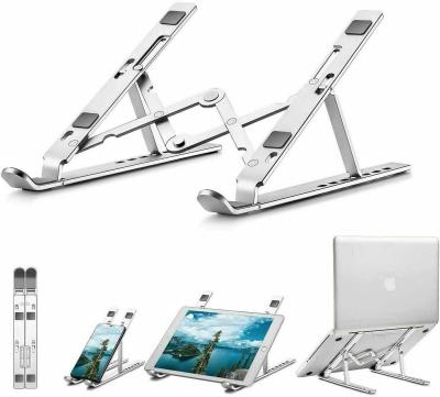 China Aluminum Laptop Stand (Waist) Laptop Stand Adjustable Portable Height Adjustable Laptop Stand Holder For Macbook for sale