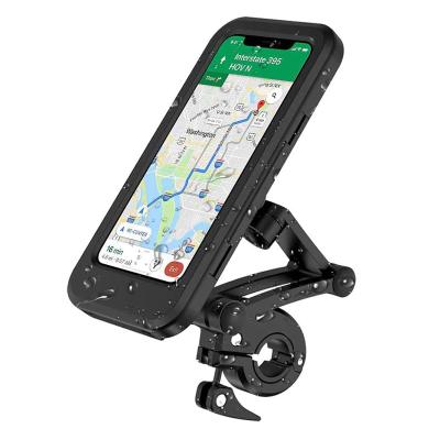 China 360 Mobile Bicycle Holder Adjustable Universal Waterproof Bike Phone Mount Mobile Phone Motorcycle Accessories for sale