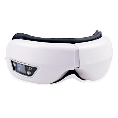 China Handheld Smart Eye Care Instrument Vibration Airbag 4D Compress Eye Fatigue Massage Glasses for sale