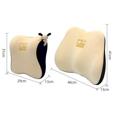 China Universal High Quality Simple Car Rest Guard Lumbar Seat Headrest Neck Pillow For Relieve Fatigue for sale