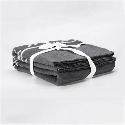 China Wholesale Jacquard Woolen Blankets Warm Wool Australian 100% Merino Wool Blanket for sale