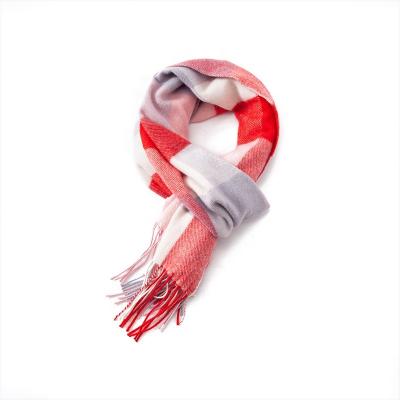 China Europe Custom Design Wool Cashmere Warm Scarves Woman Winter Scarf for sale