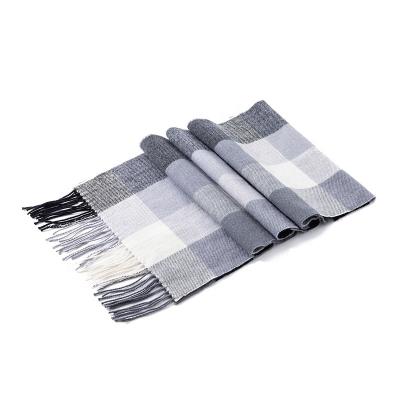 China Wholesale Europe Cashmere Pashmina Winter Plaid Shawl Outdoor Scarf for sale