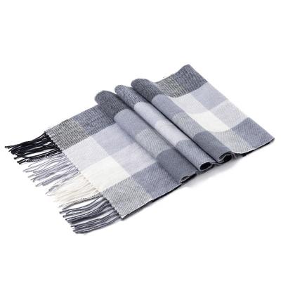 China Europe Scarf Women Tassel Cashmere Scarves Autumn Winter Female Wool Plaid for sale