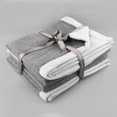 China China Factory Price Polyester Simple Home Hotel Throw Blanket Soft Blanket for sale