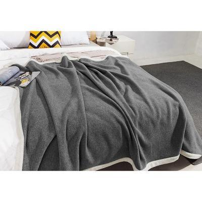 China Cheap Single Blanket Polyester Airplane Blanket Travel Throw Blanket for sale