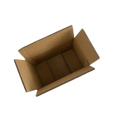 China Recyclable Brown Cardboard Sample Custom Corrugated Single Packing Shipping Box 3 Layer Logistic Recyclable UV Coating Express Packaging for sale