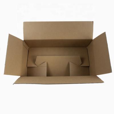 China Brown Recyclable Kraft Cardboard Cosmetic Packaging Paper Box for sale