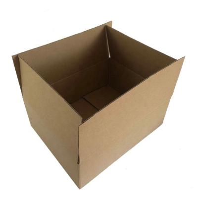 China Recyclable Common Plain Nature Brown Corrugated Cardboard Logistics Packaging Box For Amazon Recyclable Embossing UV Coating Varnishing Embossing Accept for sale