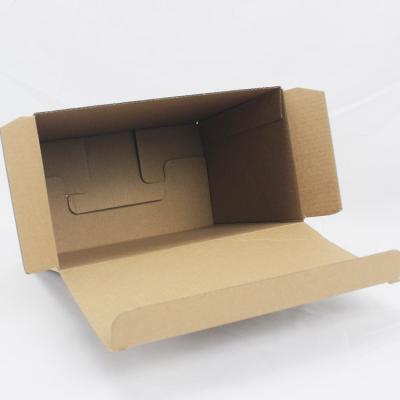 China Recyclable Hot Sale Cardboard Mailing White Kraft Paper Die Cut Box For Clothes for sale