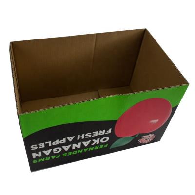 China Recyclable Top And Bottom Cardboard Box For Recyclable Fruits And Vegetables Accept Corrugated Cardboard for sale