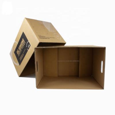 China Factory Custom Top and Bottom Recyclable 3 Layers 5 Ply Corrugated Cardboard Boxes Packing for Food Vegetables Fruits for sale