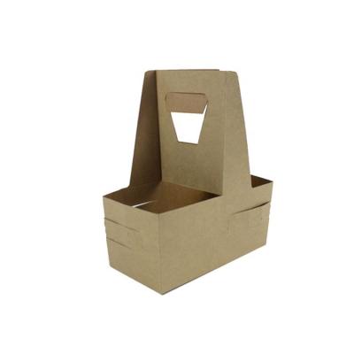 China Recyclable Drink Take Out Food Packaging Coffee Takeout Paper Box Box for sale