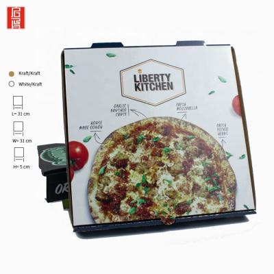 China Recyclable corrugated pizza box design for sale for sale