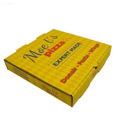 China Recyclable Custom Corrugated Cardboard Pizza Recyclable Paper Box With Logo 12 Inch for sale