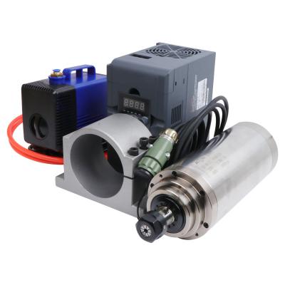 Chine 3.2kw kit de foudre de refroidissement à l'eau avec YFK 3.2kw 220v moteur refroidi à l'eau 24000rpm vitesse à vendre