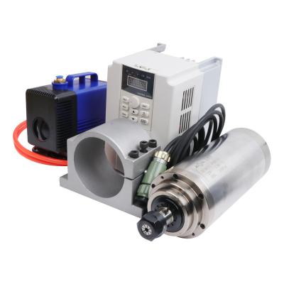 Cina 240000 giri al minuto Velocità 3.2KW 220V/380V Foratura e fresatura del legno CNC Spindle Kit con ER20 Collet in vendita