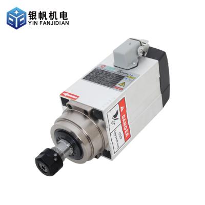 China Inverter Drive GDZ-93x82-1.5 18000rpm Motor de fuso refrigerado a ar quadrado com ER20 Collect à venda