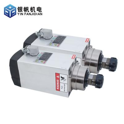 Cina 8A 2.38Nm 4.5kw 18000rpm Quadrato raffreddato ad aria motore a fusione per incisione in legno per macchine CNC in vendita