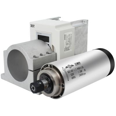 China High Speed 2.2kw Air Cooled Spindle Motor HQD Motor Spindle 220v 8a for Spindle Moulder for sale