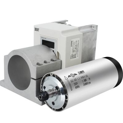 China Doppelkopfspindelmotor 1,5 kW 220v Elektromotor Spindelmotor für Hochpräzisionsfräsen zu verkaufen