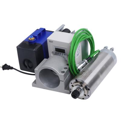 China 1.5kw Water-cooled Spindle Motor GDZ-80-1.5LC-24K with 24000rpm and Cooling Water Pump for sale