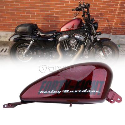 China DIYIYUN metal for harley fuel tank gas (petrol) tanks for sportster XL 883 1200 48 72 X48 for sale