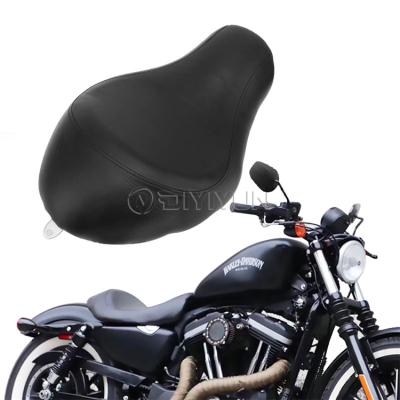 China High Quality Soft Motorcycle Front Driver Solo Seat For Harley Sportster XL 1200 Leather+ Foam 883 72 48 XL883 XL1200 2004-2019 for sale